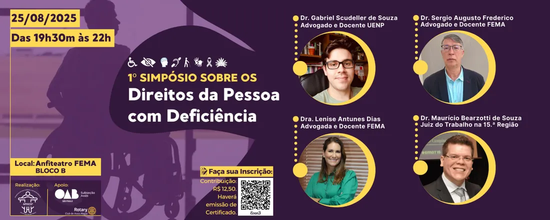 1º Simpósio Sobre os Direitos da Pessoa com Deficiência