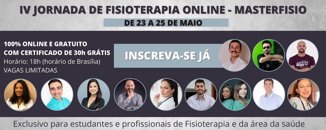 IV JORNADA DE FISIOTERAPIA ONLINE MASTERFISIO