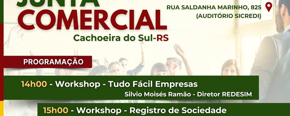 Treinamento Junta Comercial - Cachoeira do Sul - RS
