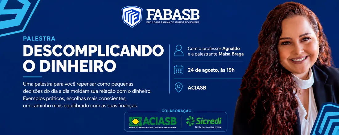 Palestra: DESCOMPLICANDO O DINHEIRO
