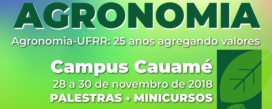 Semana de Agronomia da UFRR