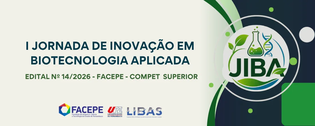 I Jornada de Inovação em Biotecnologia Aplicada - I JIBA