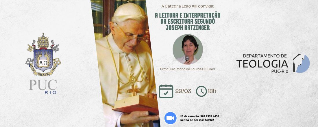 A leitura e interpretação da Escritura segundo Joseph Ratzinger