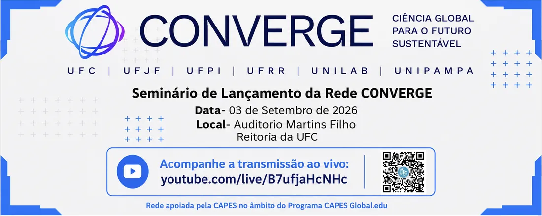 Seminário de Lançamento da Rede CONVERGE – CAPES Global. edu