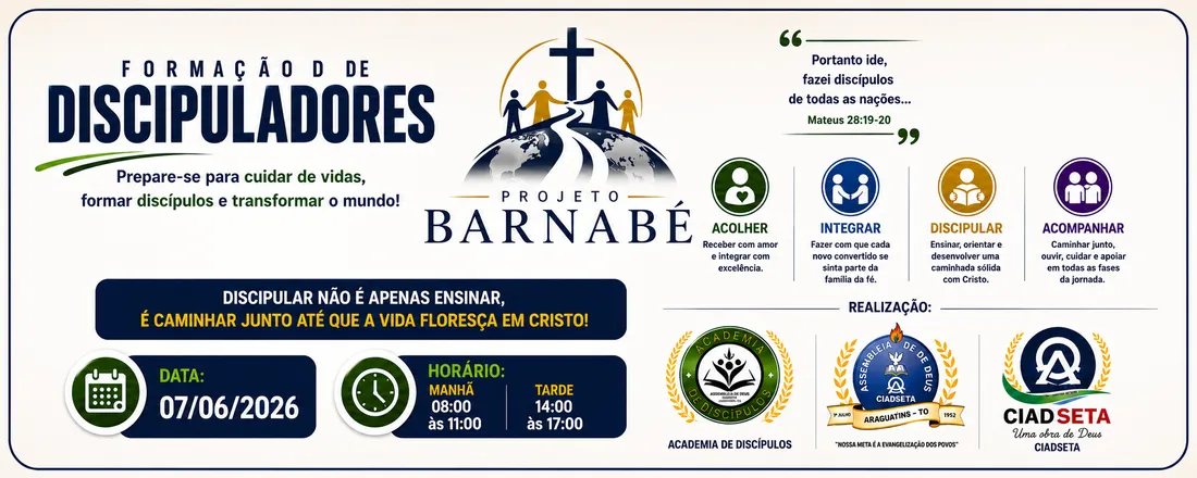 FORMAÇÃO DE DISCIPULADORES