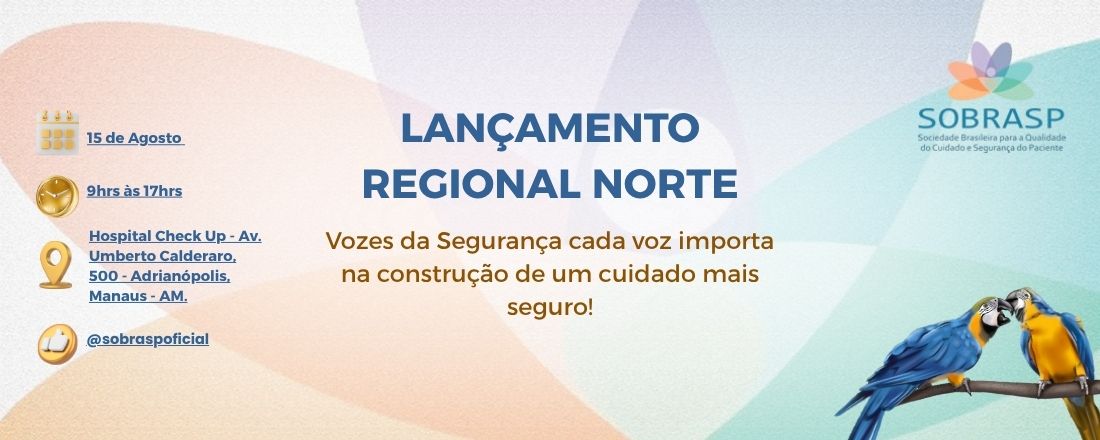 LANÇAMENTO SOBRASP - REGIONAL NORTE
