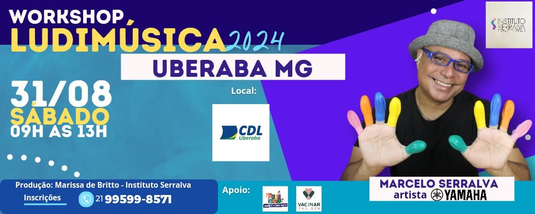 LUDIMÚSICA 2024 - Práticas Lúdicas e Inclusivas para Sala de Aula - UBERABA MG