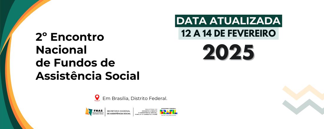 ENCONTRO NACIONAL DE FUNDOS DE ASSISTÊNCIA SOCIAL