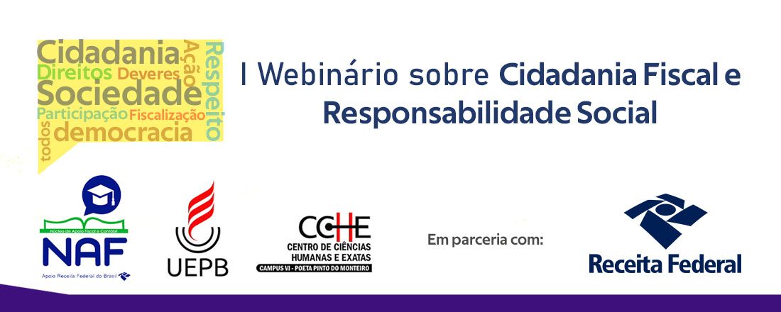 I Webinário sobre Cidadania Fiscal e Responsabilidade Social