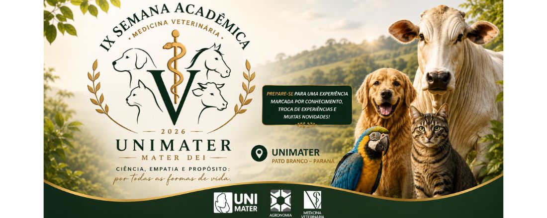 IX SEMANA ACADÊMICA DA MEDICINA VETERINÁRIA UNIMATER