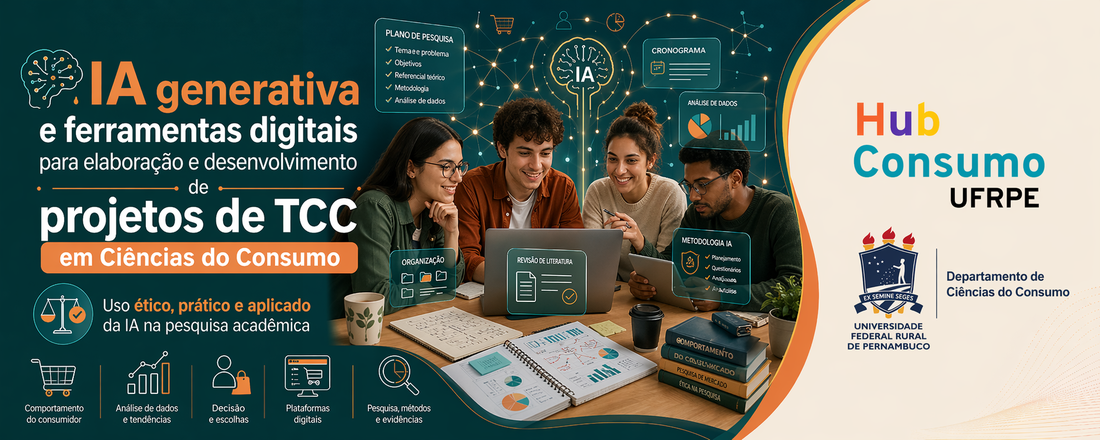 Hub Consumo LAB: IA generativa e ferramentas digitais para elaboração e desenvolvimento de projetos de TCC em Ciências do Consumo