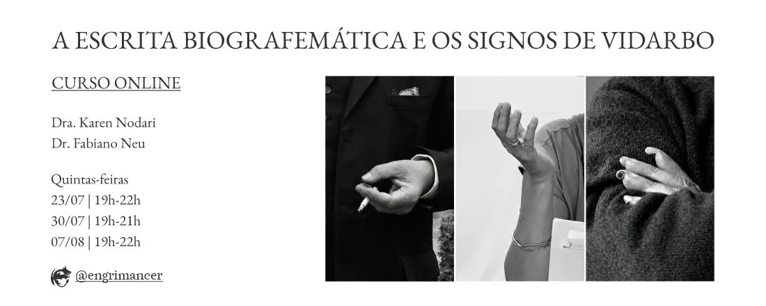 A escrita biografemática e os signos de vidarbo