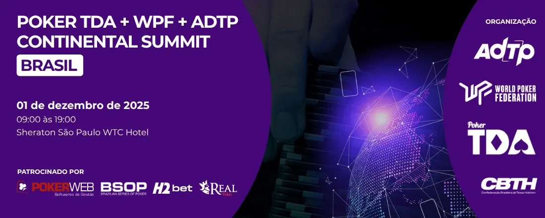 Poker TDA + WPF + ADTP Continental Summit: Latin America - Brasil