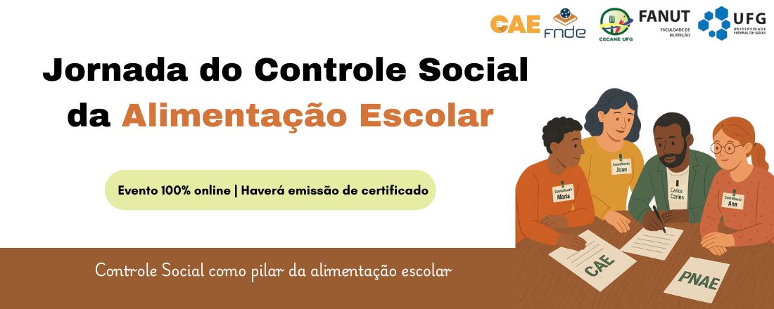 Jornada do Controle Social da Alimentação Escolar