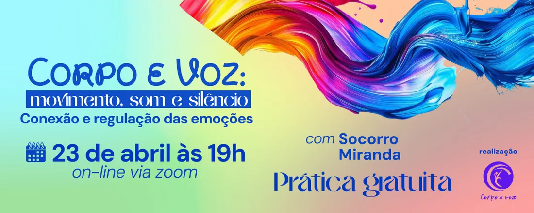 Corpo e Voz: movimento, som e silêncio com Socorro Miranda