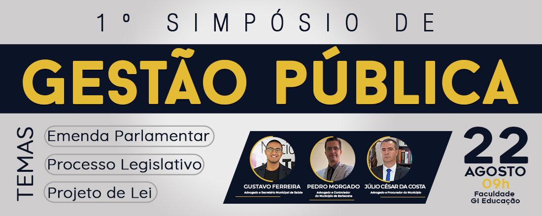 1° Simpósio de Gestão Pública