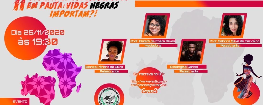 II Seminário Africanidades em Pauta : Vidas Negras Importam?!