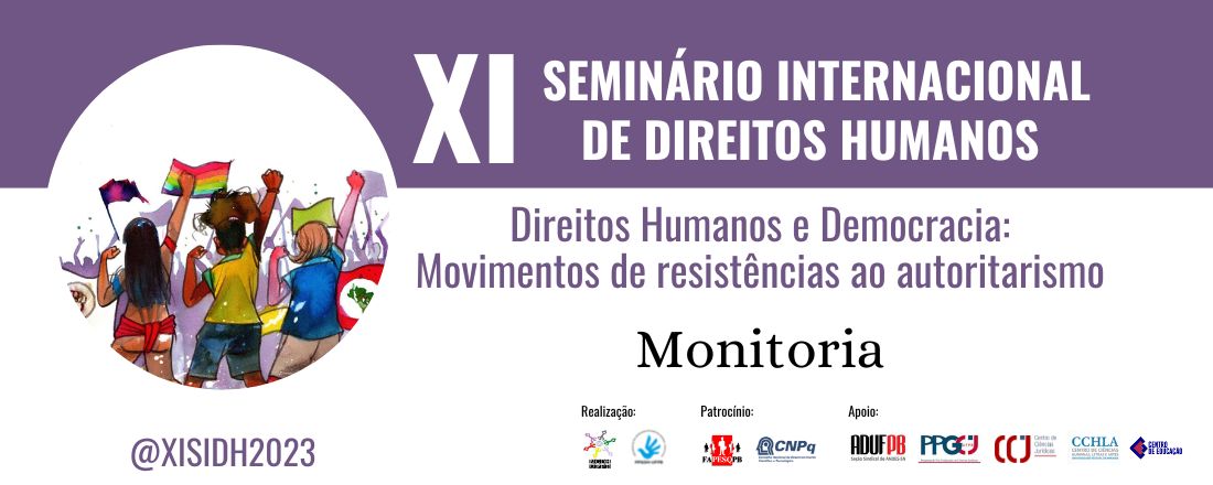 XI SIDH - Monitoria