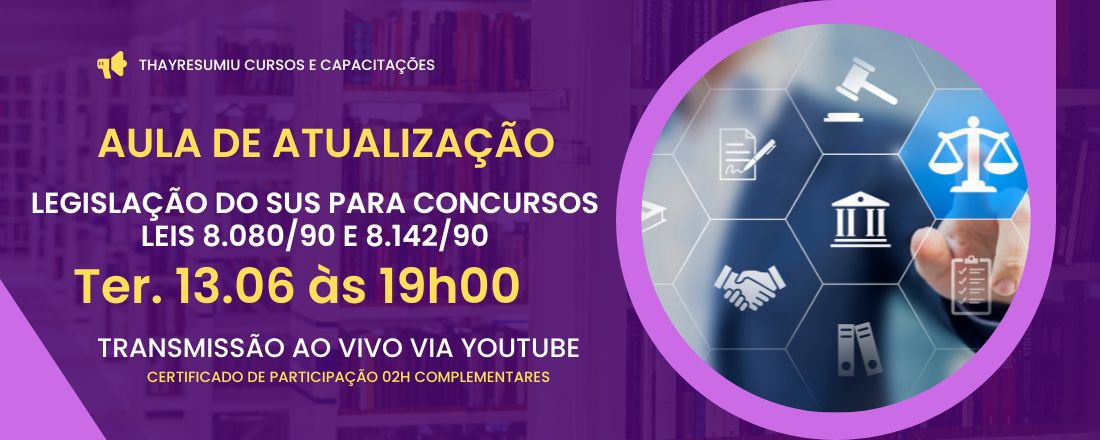 Legislação do SUS para Concursos - Palestra