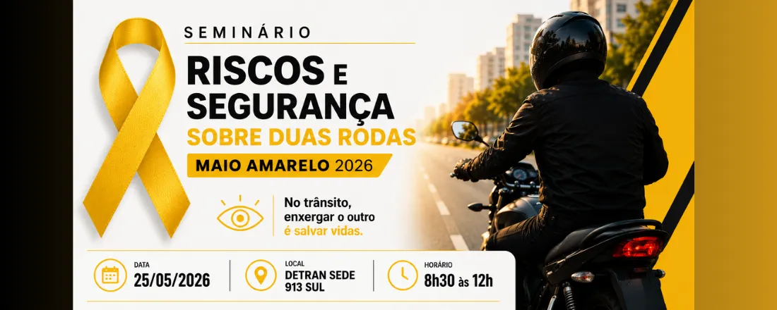 Seminário Riscos e Segurança sobre duas rodas