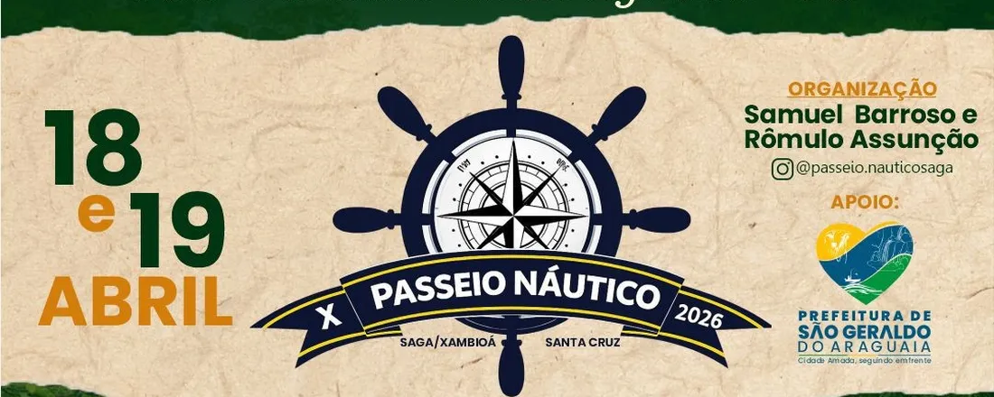X Passeio Náutico 2026