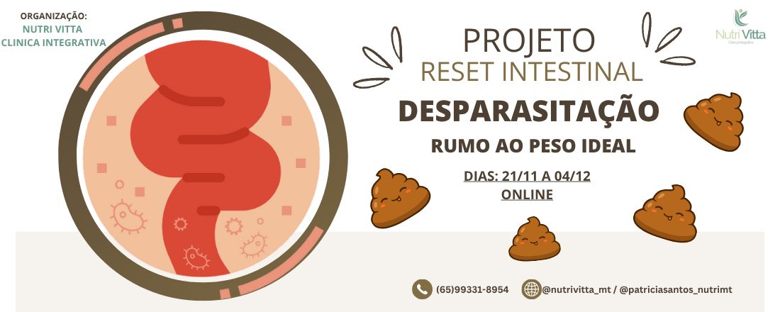 Reset Intestinal - Desparasitação