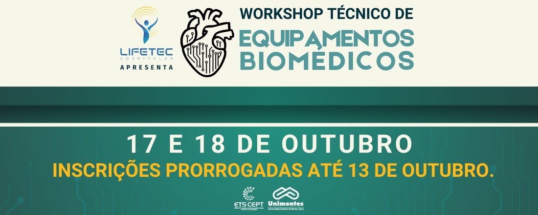 1º Workshop Técnico de Equipamentos Biomédicos.