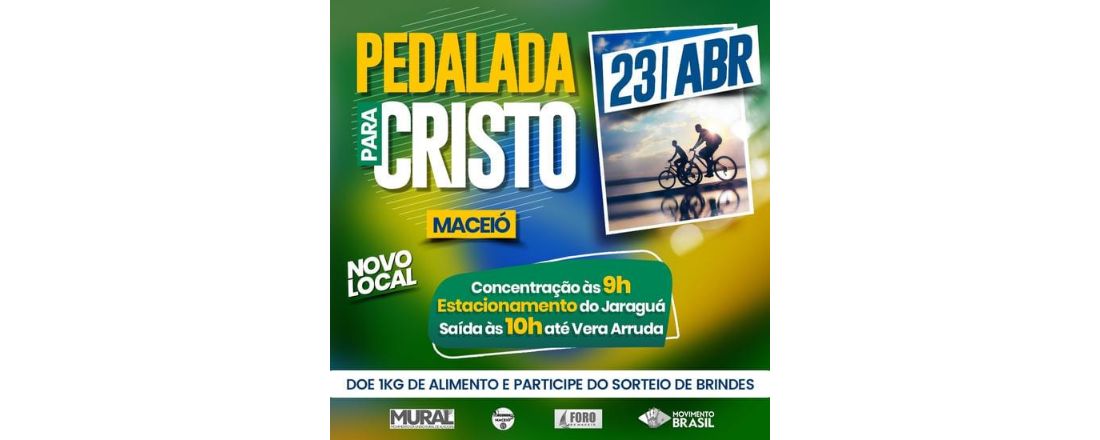 Pedalada para Cristo