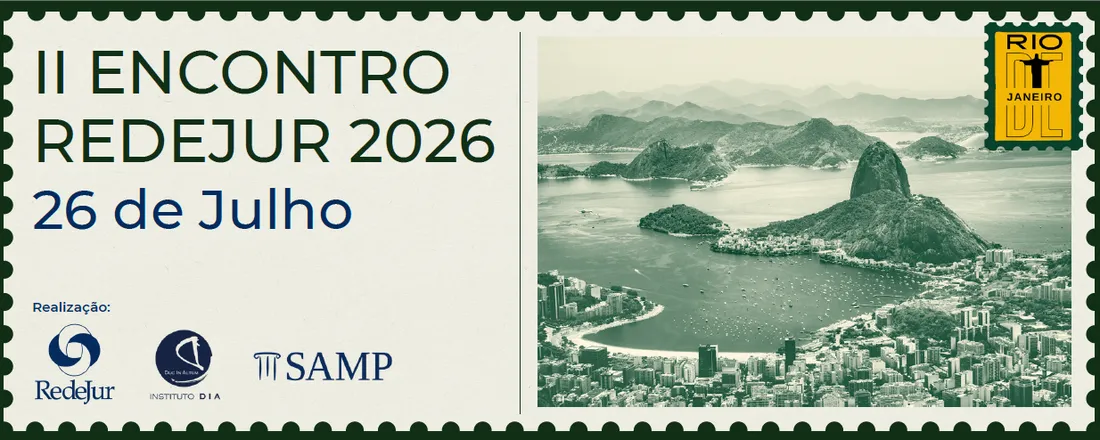 II ENCONTRO REDEJUR: EDIÇÃO 2026 RIO DE JANEIRO