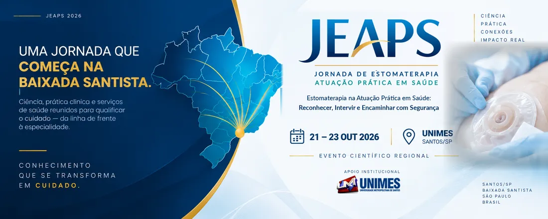 JEAPS - JORNADA DE ESTOMATERAPIA ATUACAO PRATICA EM SAUDE (BAIXADA SANTISTA)