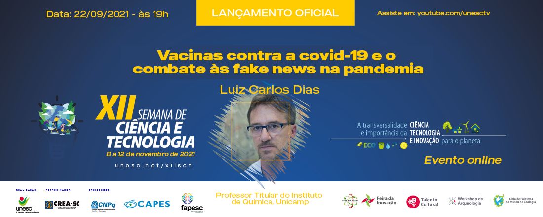 Lançamento da XII Semana de Ciência e Tecnologia da Unesc