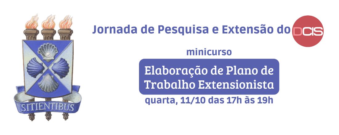 Minicurso: Elaboração de Plano de Trabalho Extensionista