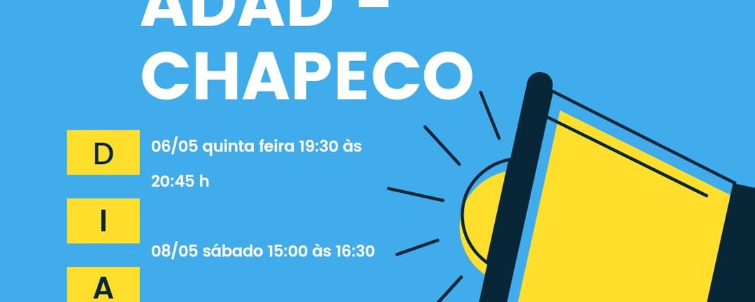 INSCRIÇÃO ADAD- CHAPECÓ