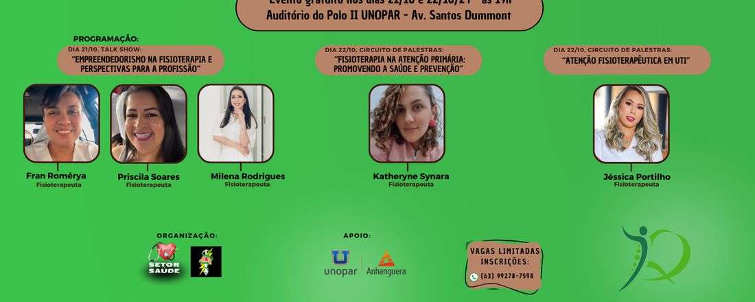 Evento dia do Fisioterapeuta