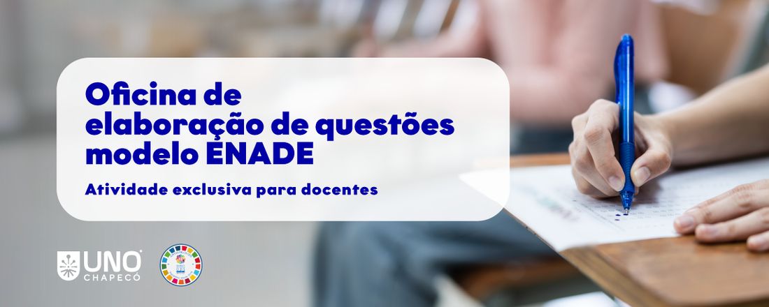 Oficina de elaboração de questões modelo ENADE
