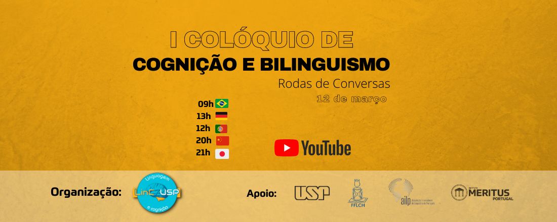 I COLÓQUIO DE COGNIÇÃO E BILINGUISMO