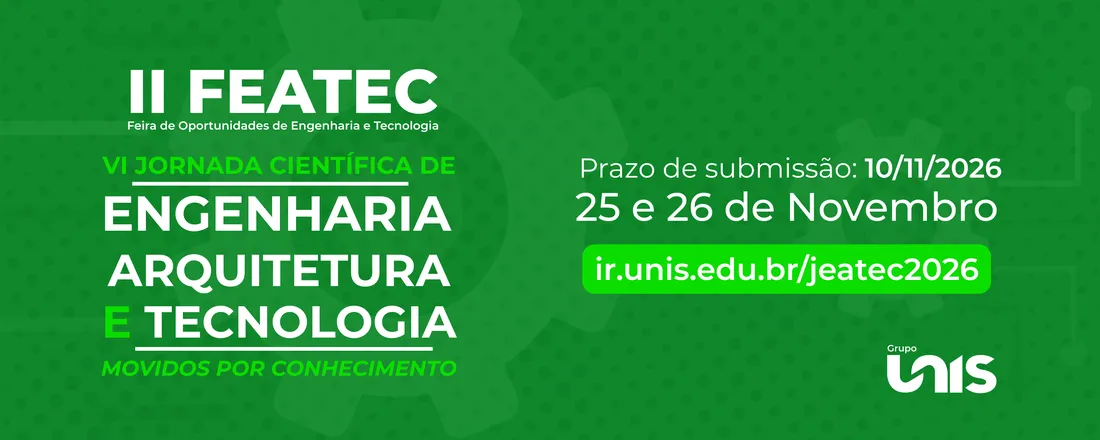 VI JEATEC - JORNADA CIENTÍFICA DE ENGENHARIA, ARQUITETURA E TECNOLOGIA