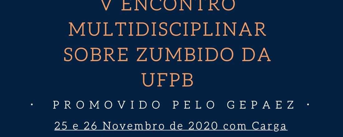 V ENCONTRO MULTIDISCIPLINAR SOBRE ZUMBIDO