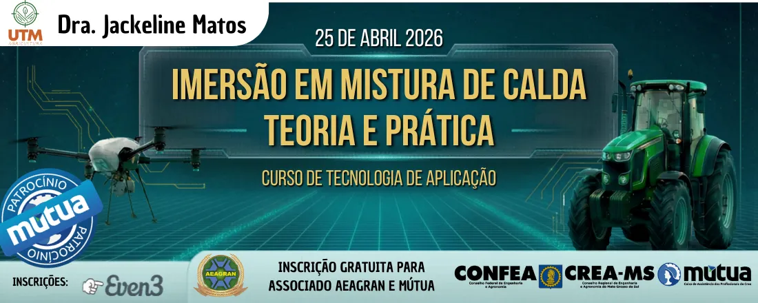 Master Class em Tecnologia de Aplicação Agrícola: Imersão em Mistura de Calda Teoria e Prática