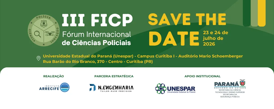 3o FÓRUM INTERNACIONAL DE CIÊNCIAS POLICIAIS - FICP PARANÁ 2026