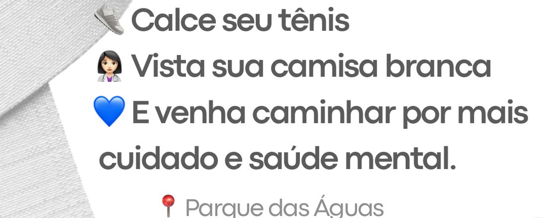 Caminhada Cuidar de quem Cuida