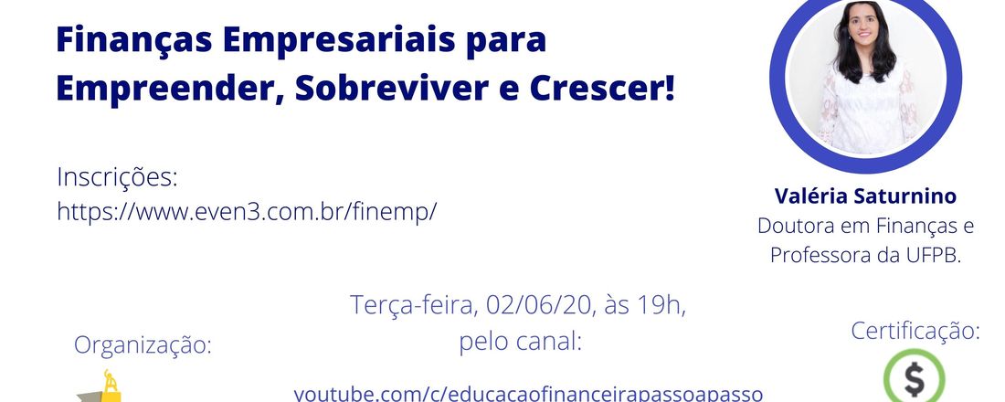 Finanças Empresariais para Empreender, Sobreviver e Crescer!