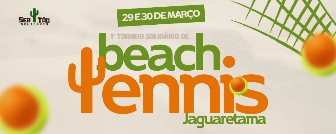 1º TORNEIO SOLIDÁRIO DE BEACH TENNIS