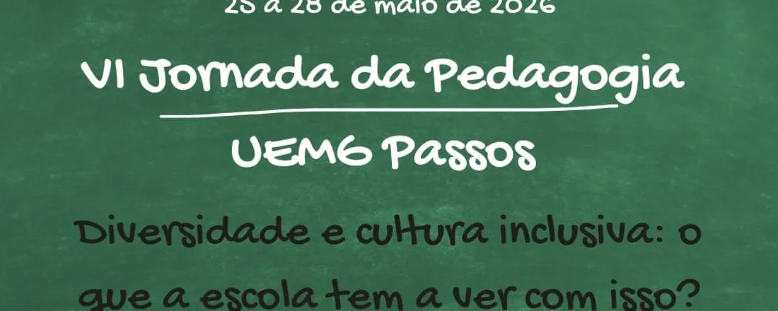 VI Jornada da Pedagogia - UEMG Passos