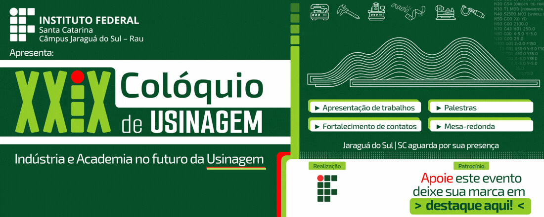 XXIX Colóquio de Usinagem