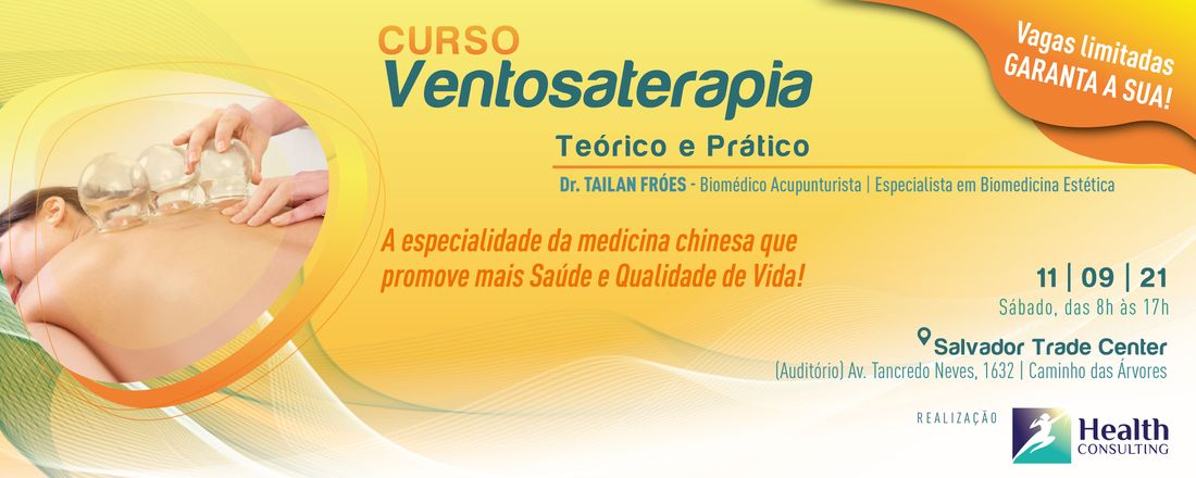 Curso Téorico e Prático de Ventosaterapia