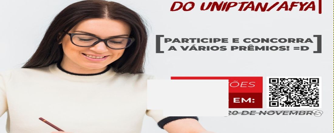 1º CONCURSO DE REDAÇÃO DO UNIPTAN/AFYA