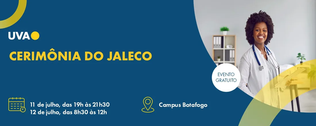 Cerimônia do Jaleco 2025.1 – Cursos Semipresenciais de Biomedicina, Fisioterapia e Nutrição | Rio de Janeiro