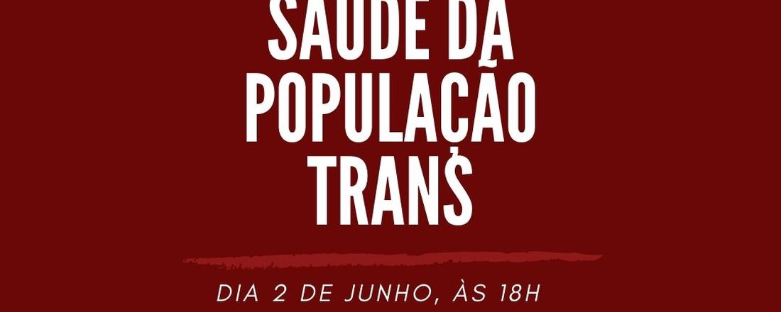 Café com Prosa UV: "Saúde da população trans"