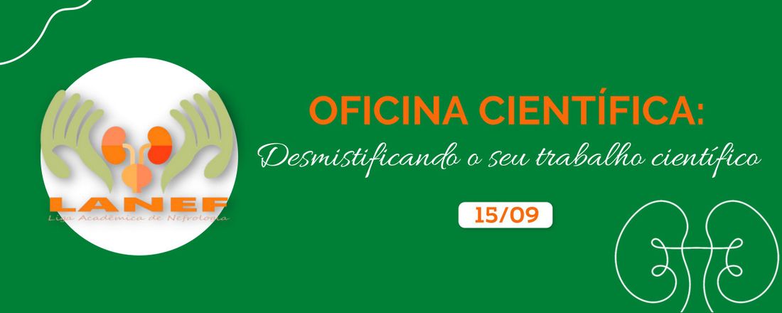 Oficina Científica: Desmistificando o seu trabalho científico